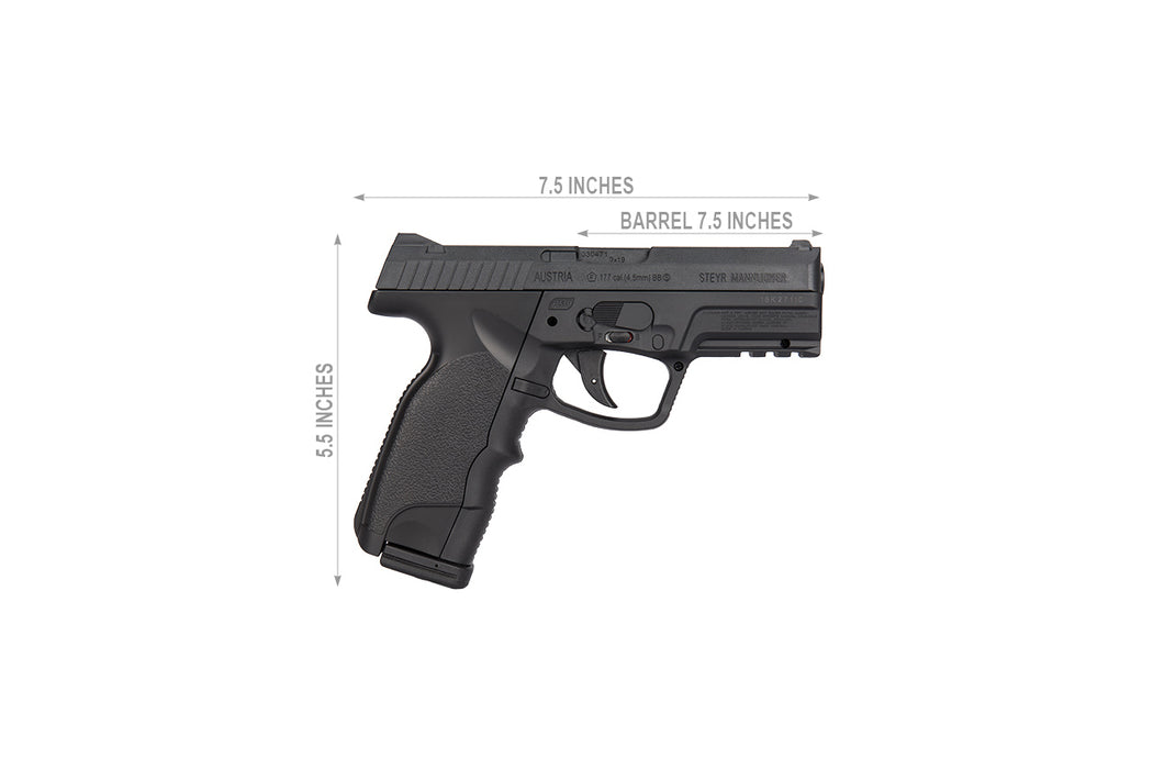 ASG STEYR M9-A1 CO2 NON-BLOWBACK AIRGUN PISTOL - BLACK