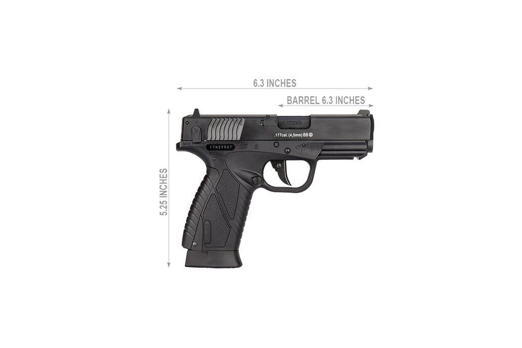 ASG-17301 BERSA BP9CC CO2 BLOWBACK AIR PISTOL (BLACK)