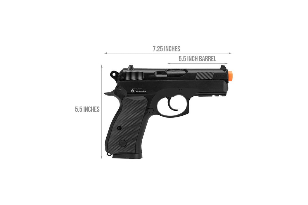 ASG CZ-75D Compact CO2 Gas Airsoft Pistol (BLACK)