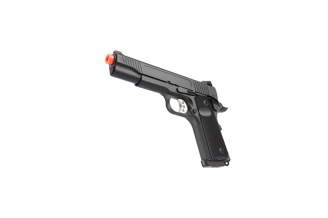 Double Bell Gas Blowback Textured Metal M1911 Airsoft Pistol (Black)