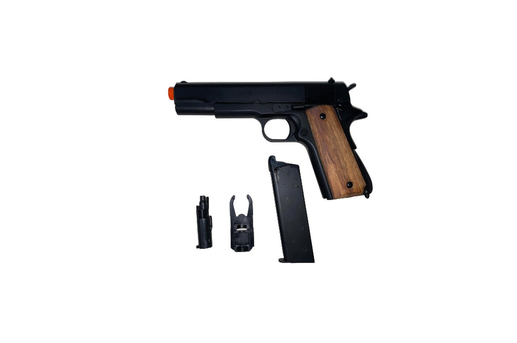 DOUBLE BELL M1911A1 GAS BLOWBACK AIRSOFT PISTOL - LOW VELOCITY(BLACK)