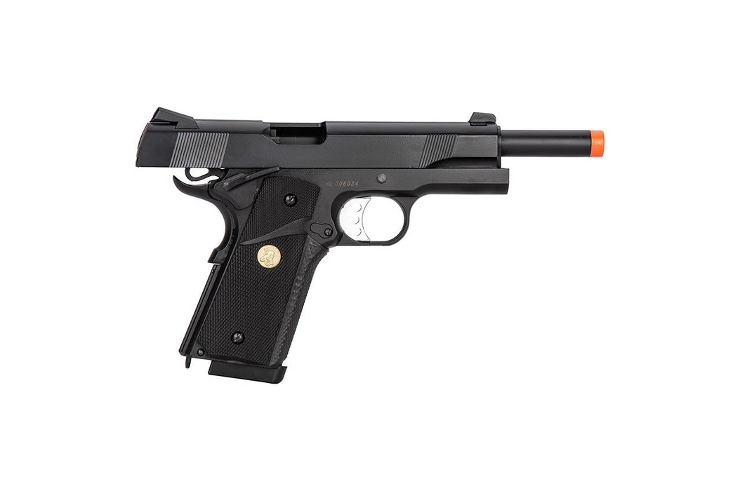 Double Bell M1911 Gas Blowback MEU Airsoft Pistol [Polymer] (Black)