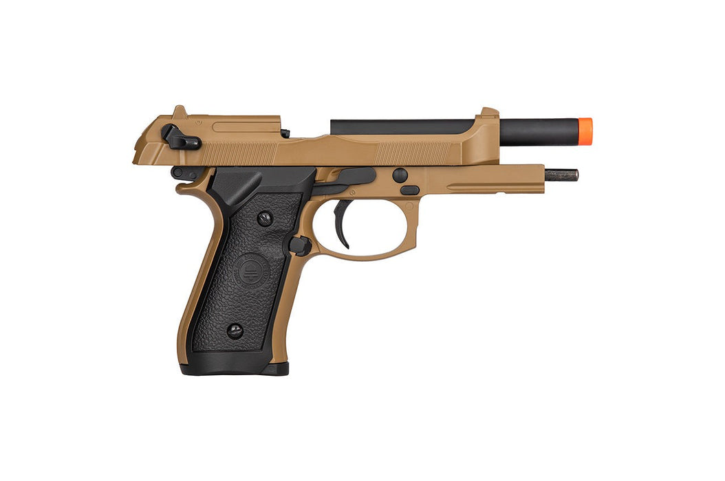 Double Bell M92 Gas Blowback Airsoft Pistol (TAN)