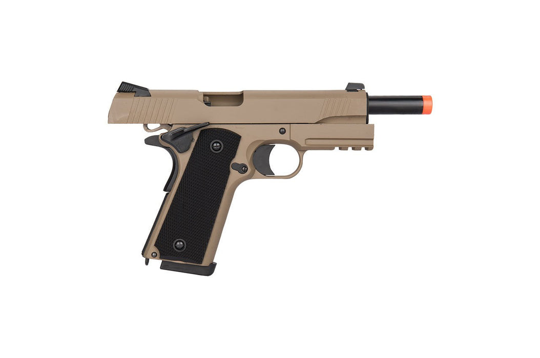 DOUBLE BELL M1911 TACTICAL GBB AIRSOFT PISTOL - LOW VELOCITY (TAN)