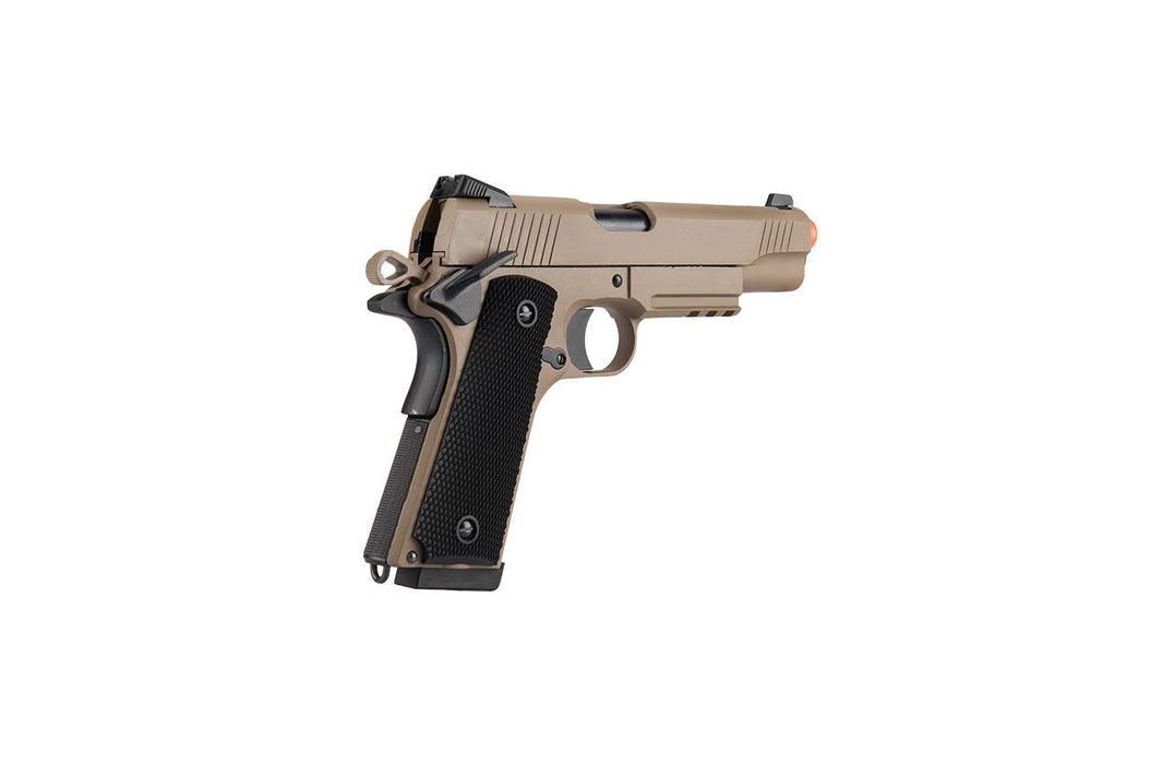 DOUBLE BELL M1911 TACTICAL GBB AIRSOFT PISTOL - LOW VELOCITY (TAN)