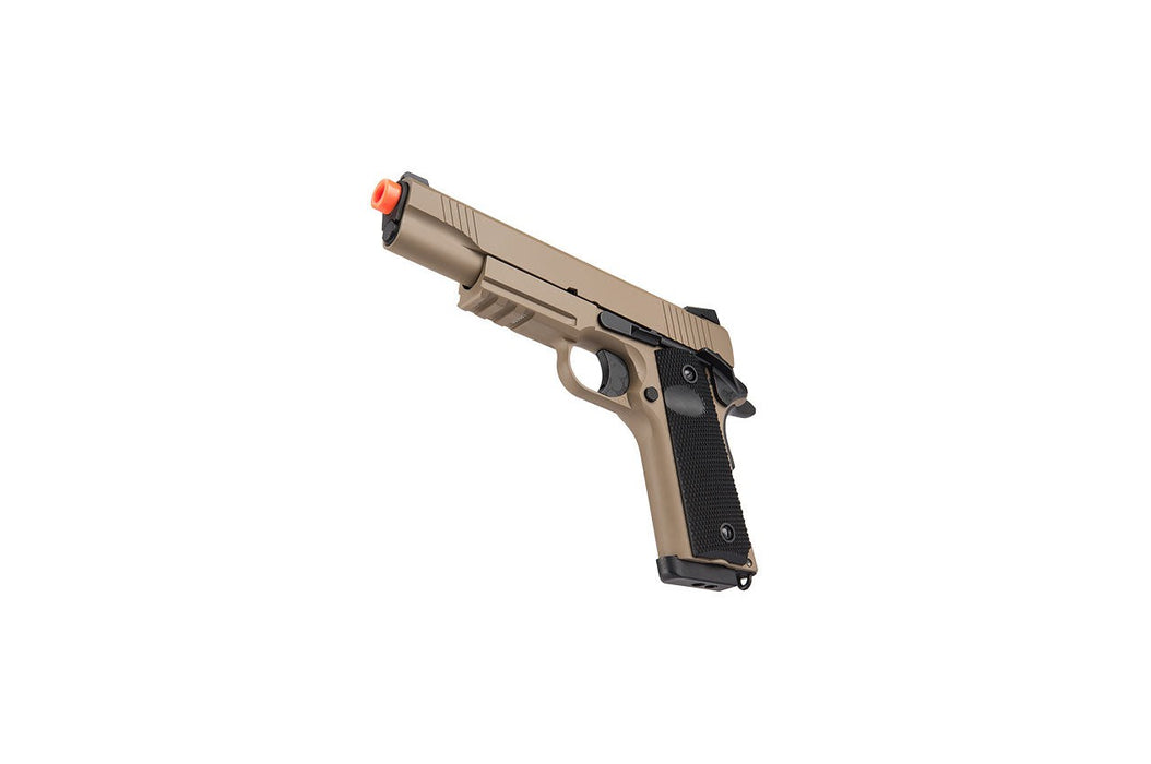 DOUBLE BELL M1911 TACTICAL GBB AIRSOFT PISTOL - LOW VELOCITY (TAN)