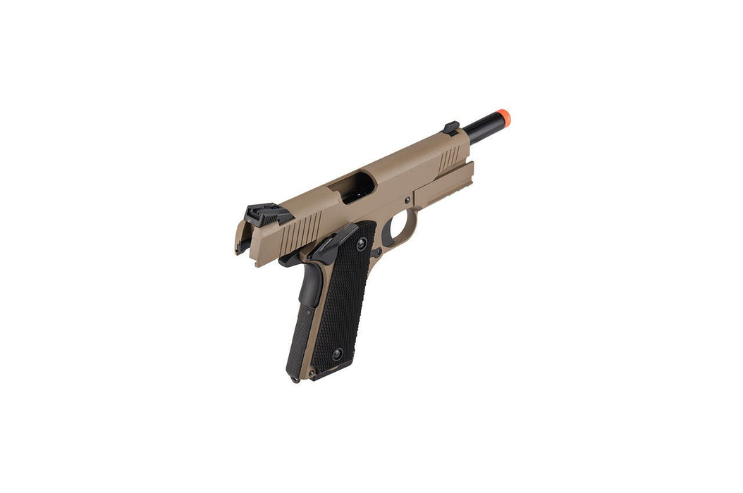 DOUBLE BELL M1911 TACTICAL GBB AIRSOFT PISTOL - LOW VELOCITY (TAN)