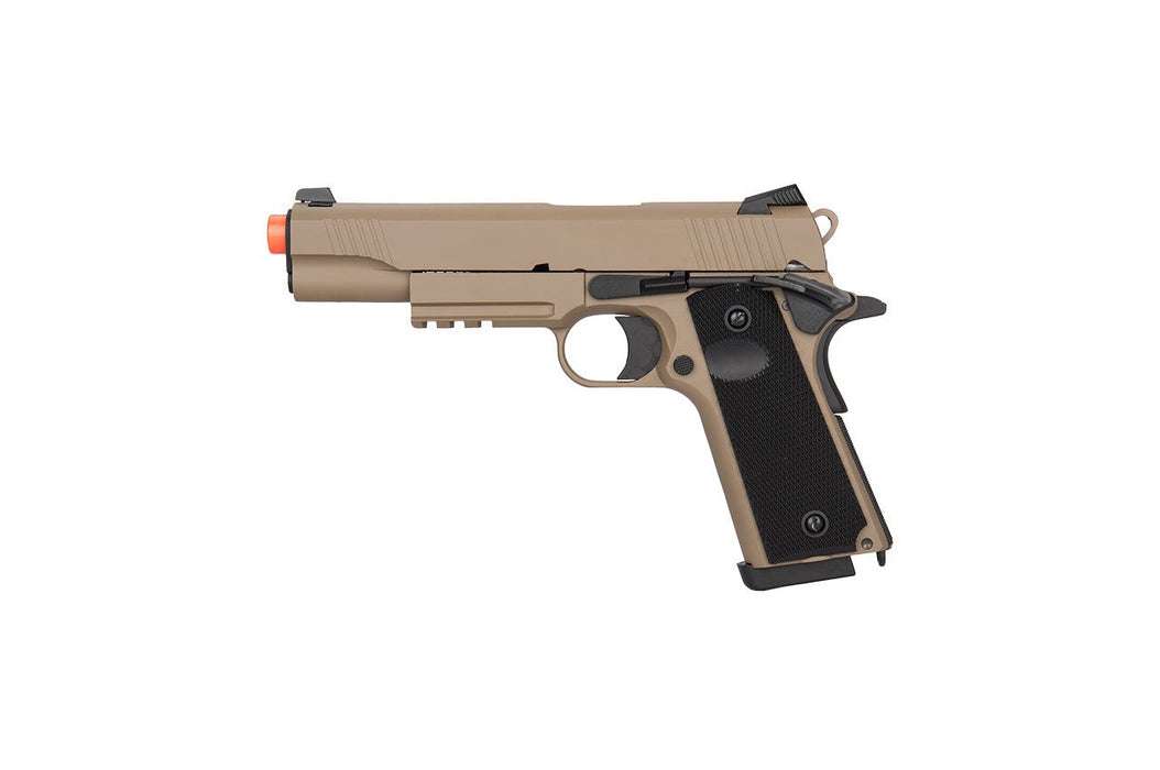 DOUBLE BELL M1911 TACTICAL GBB AIRSOFT PISTOL - LOW VELOCITY (TAN)