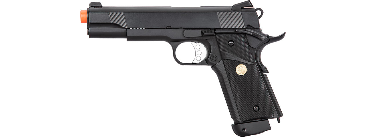 Double Bell M1911 CO2 Blowback MEU Airsoft Pistol [Polymer] (BLACK)