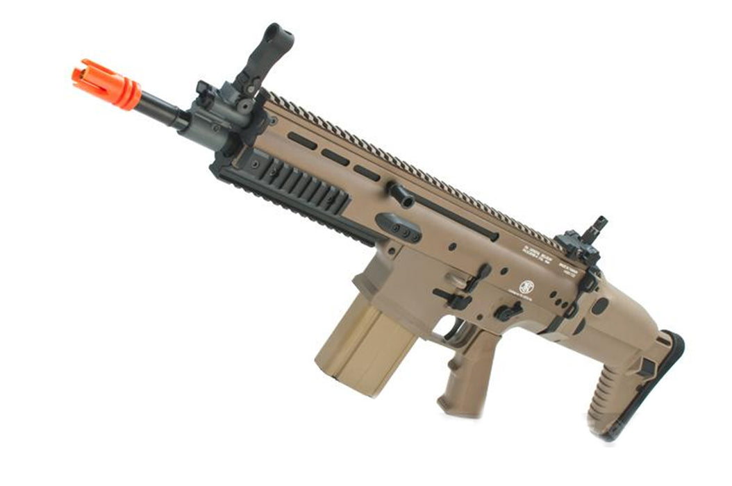 Cybergun FN Herstal Licensed Full Metal SCAR Heavy Airsoft AEG Rifle by VFC (Model: CQC / Dark Earth)