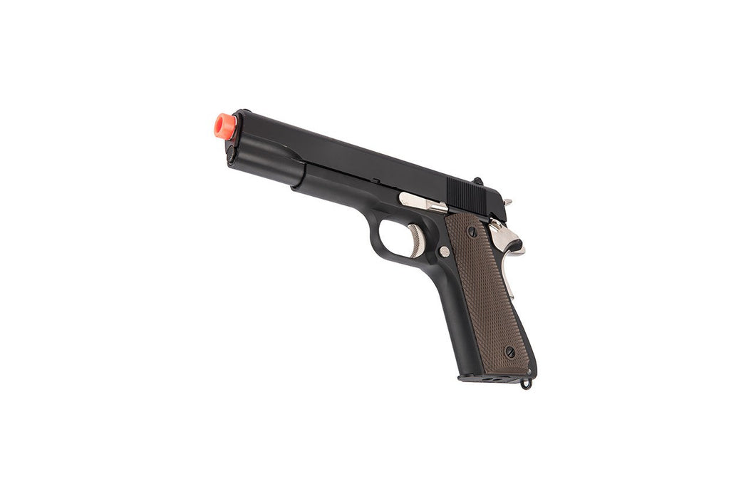 Golden Eagle IMF 3306 1911A1 Gas Blowback Airsoft Pistol (BLACK / SILVER)