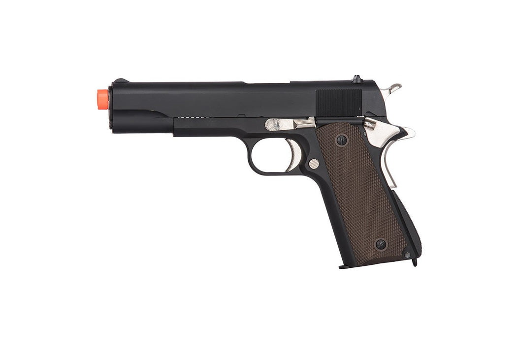 Golden Eagle IMF 3306 1911A1 Gas Blowback Airsoft Pistol (BLACK / SILVER)