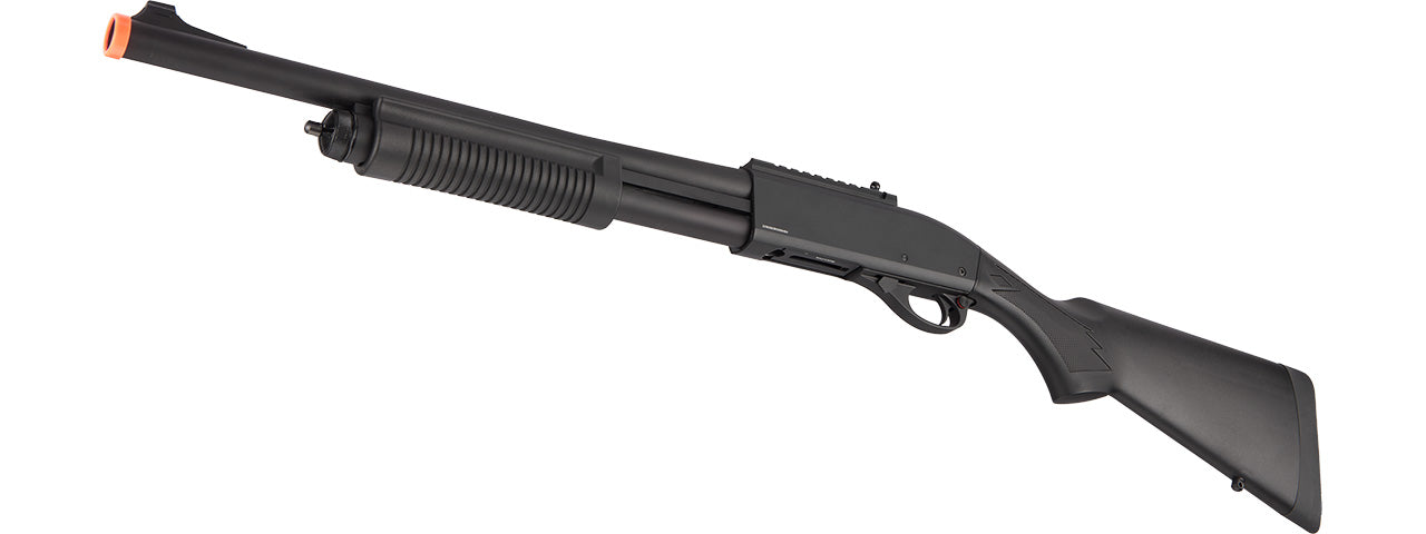 Golden Eagle M870 3/6-Shot Pump Action Gas Airsoft Shotgun (BLACK)