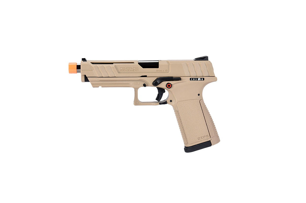 G&G GTP-9 Gas Blowback GBB Airsoft Pistol (DESERT TAN)