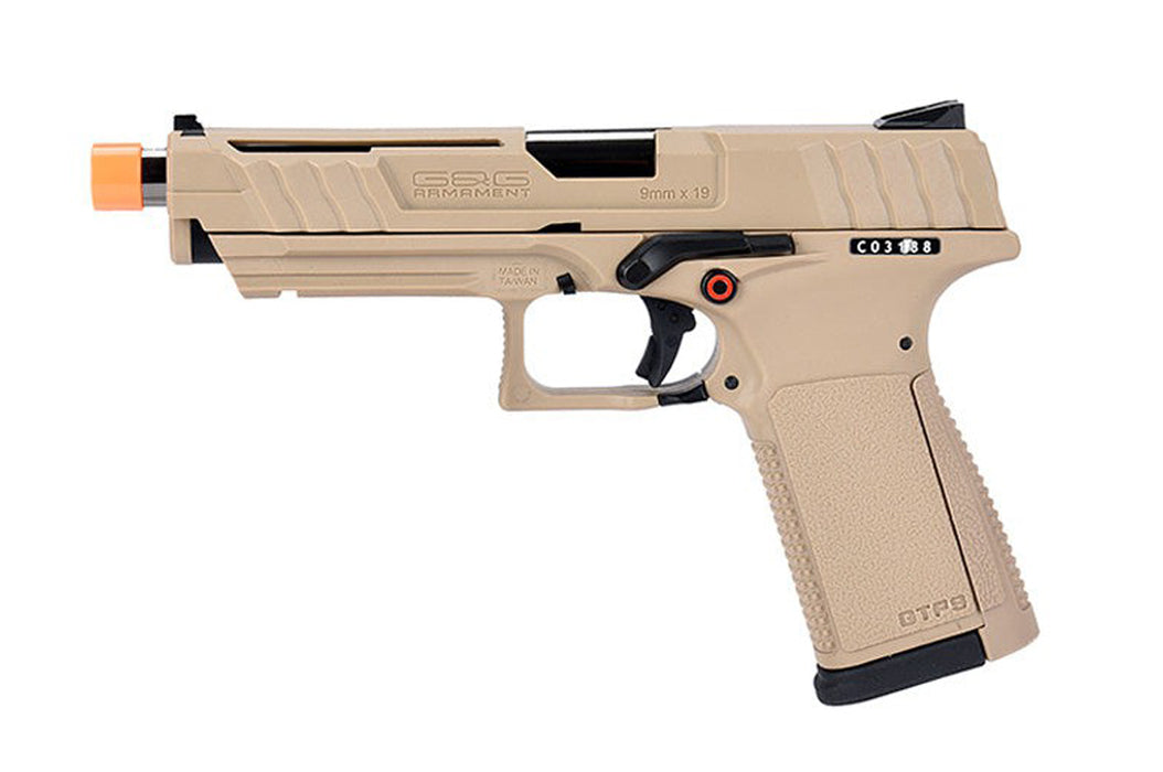 G&G GTP-9 Gas Blowback GBB Airsoft Pistol (DESERT TAN)