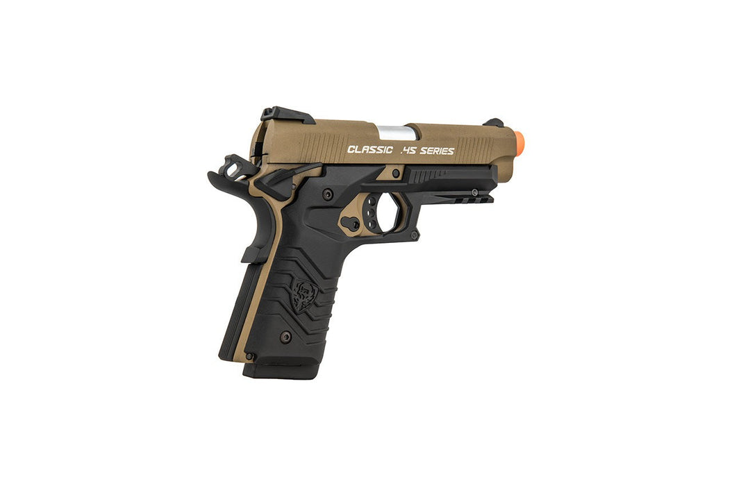 HFC Honor Fantastic 1911 Gas Blowback Pistol (TAN / BLACK)