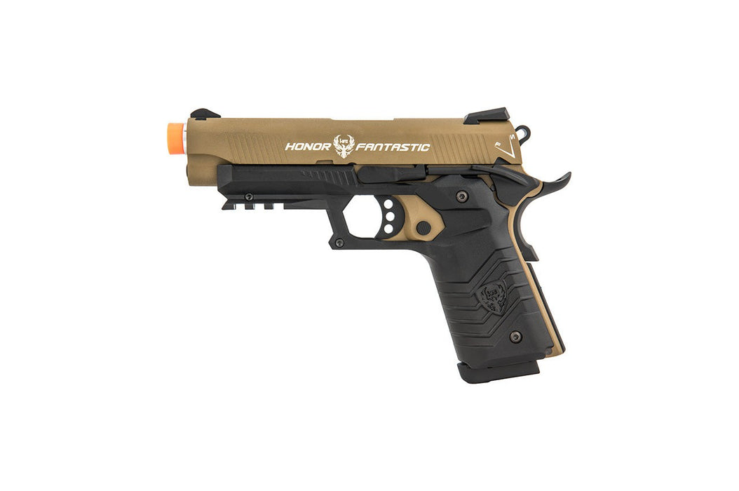 HFC Honor Fantastic 1911 Gas Blowback Pistol (TAN / BLACK)