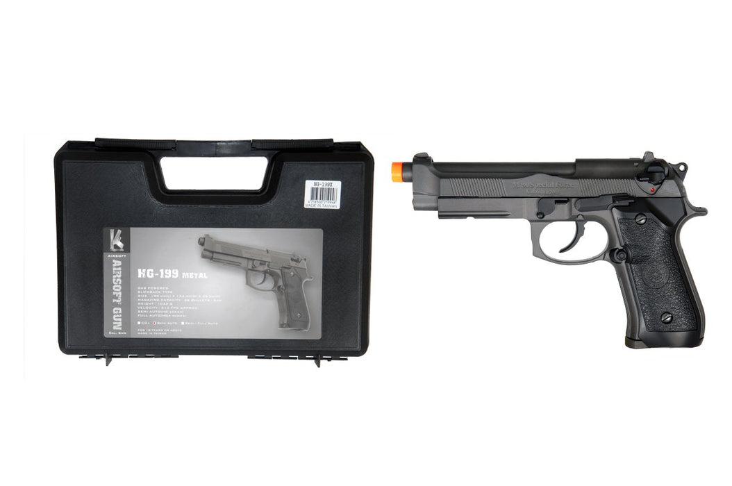 HFC AIRSOFT M9 GAS BLOWBACK GBB PISTOL - SEMI-AUTO