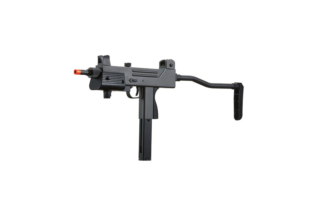 HFC AIRSOFT GAS POWERED PISTOL W/ FOLDING STOCK - BLACK