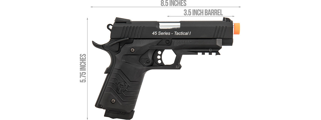 HFC HG-171 Tactical 1911 CO2 Blowback Pistol (BLACK)