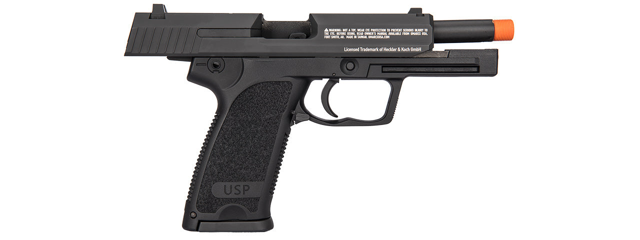 HK-2275043 H&K LICENSED CO2 BLOWBACK USP AIRSOFT PISTOL (BLACK)