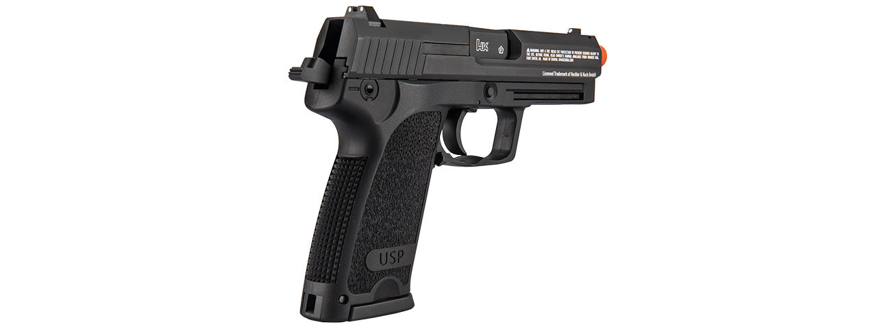 HK-2275043 H&K LICENSED CO2 BLOWBACK USP AIRSOFT PISTOL (BLACK)