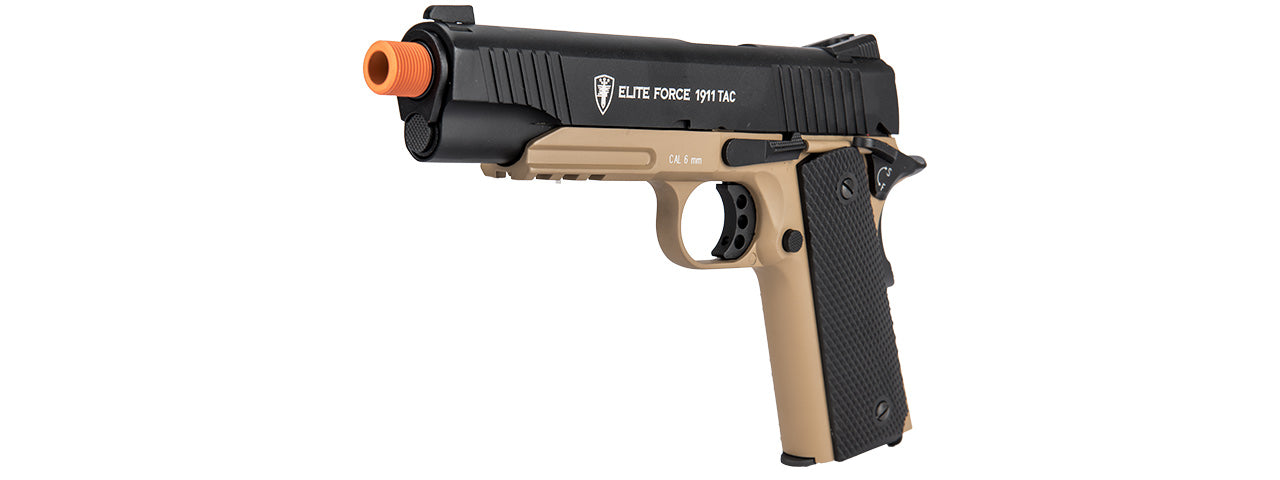 ELITE FORCE 1911 TAC CO2 BLOWBACK AIRSOFT PISTOL W/ 20MM RAIL