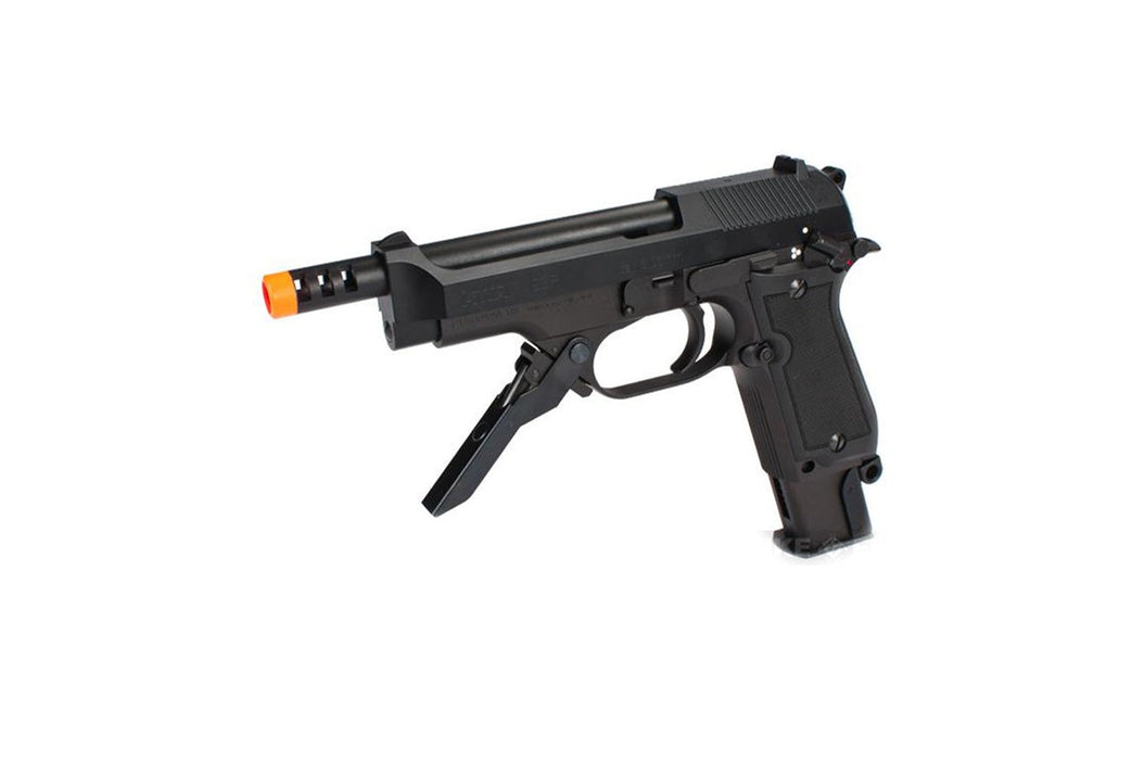 KWA AIRSOFT FULL METAL M93R II GAS BLOWBACK PISTOL W/ 3-ROUND BURST