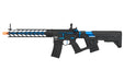 Lancer Tactical Enforcer NIGHT WING Skeleton AEG in black and navy blue, high FPS model, front view