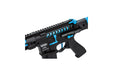 Lancer Tactical Enforcer Gen 2 Battle Hawk 4-inch PDW AEG in a dynamic Black/Blue finish. Compact and designed for quick action, ideal for precise and fast-paced airsoft engagements