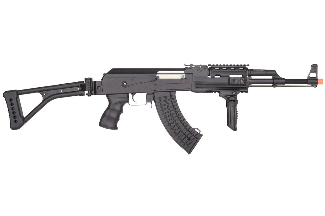 Lancer Tactical Folding Stock AK47 Airsoft AEG (Battery and Charger Included)(Color: Black)