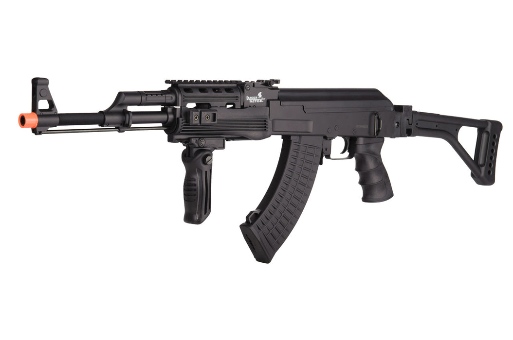 Lancer Tactical Folding Stock AK47 Airsoft AEG (Battery and Charger Included)(Color: Black)