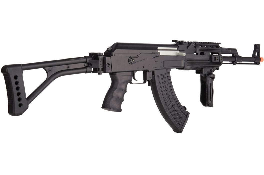 Lancer Tactical Folding Stock AK47 Airsoft AEG (Battery and Charger Included)(Color: Black)