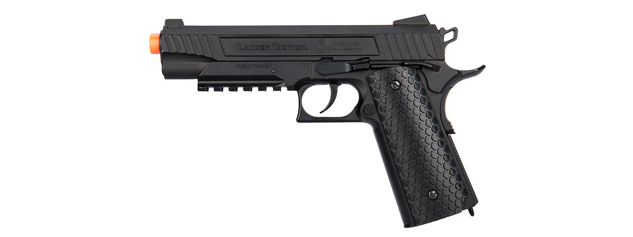 Lancer Tactical Cobra LTX-50 1911 CO2 Half-Blowback Airsoft Pistol (Color: Black)