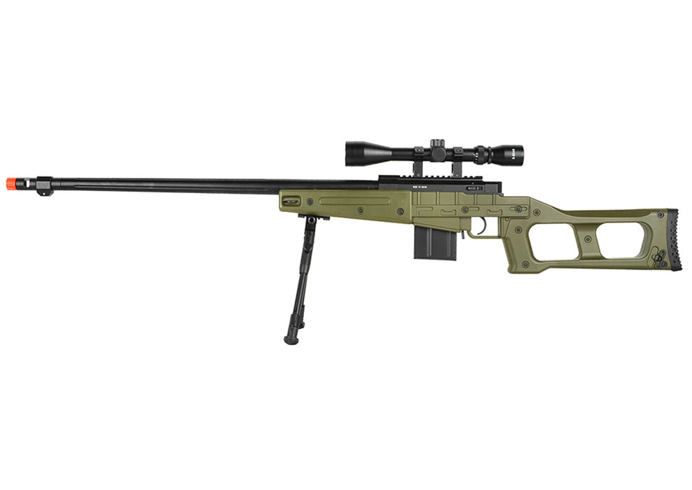 MK96 COVERT BOLT ACTION SCOPE RIFLE W/ BIPOD - OD