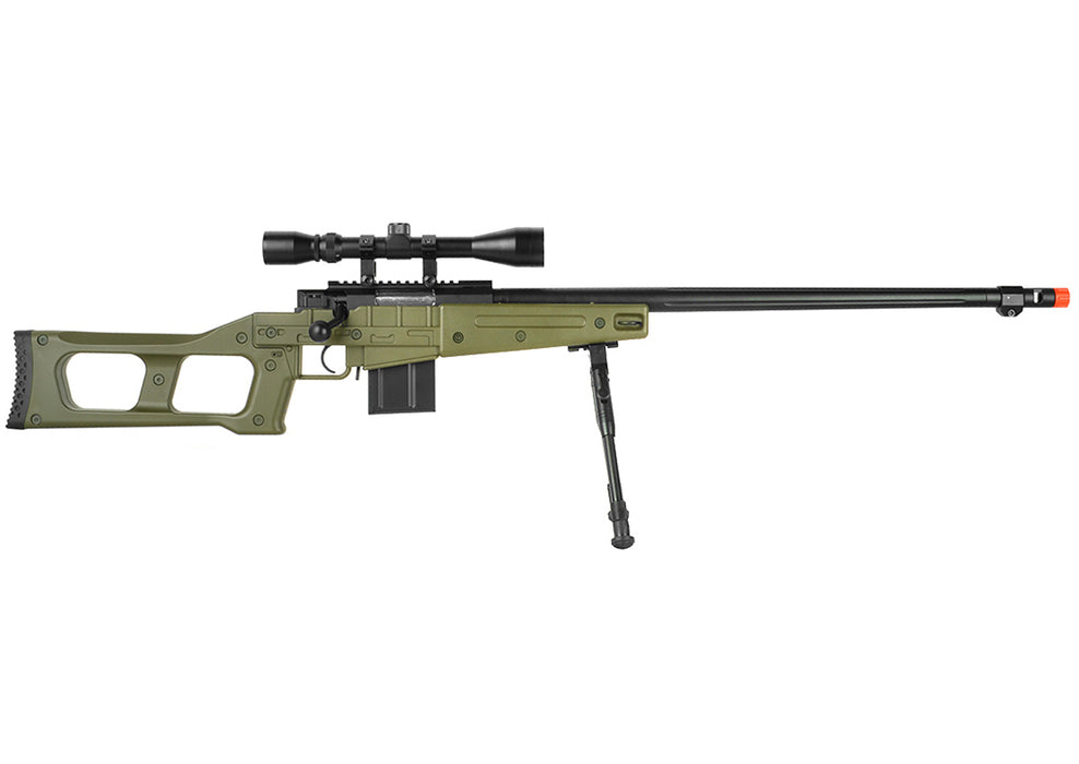 MK96 COVERT BOLT ACTION SCOPE RIFLE W/ BIPOD - OD