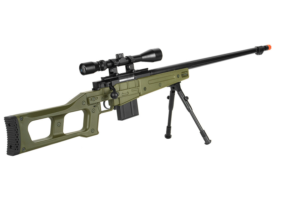 MK96 COVERT BOLT ACTION SCOPE RIFLE W/ BIPOD - OD