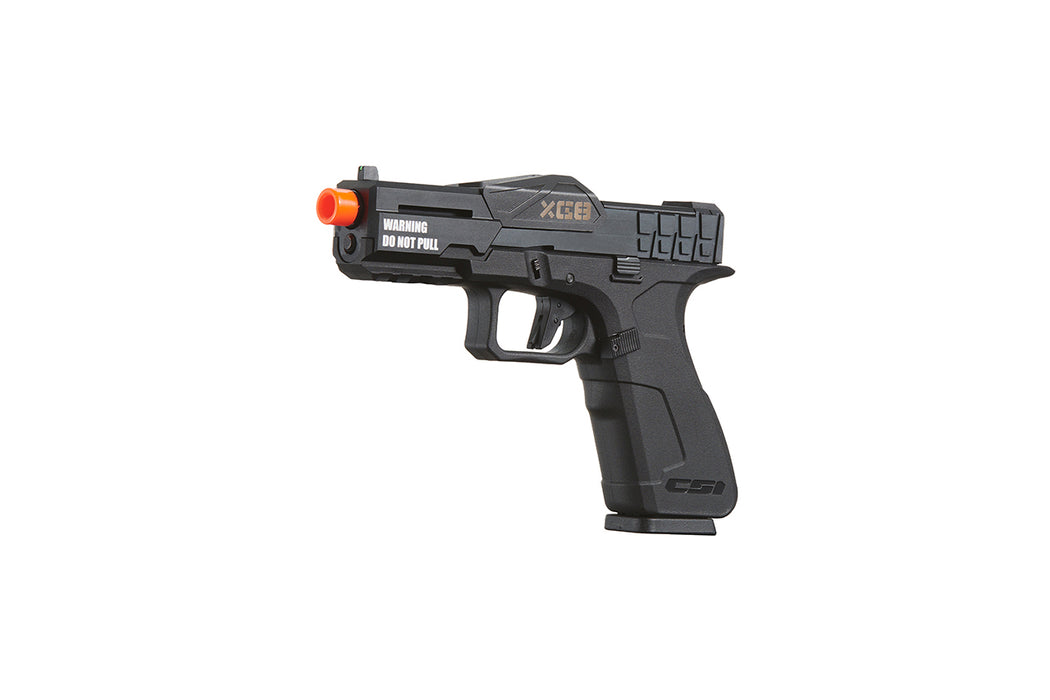 Poseidon CSI XG8 Gas Blow Back Aluminum Pistol - (Metal/Black)