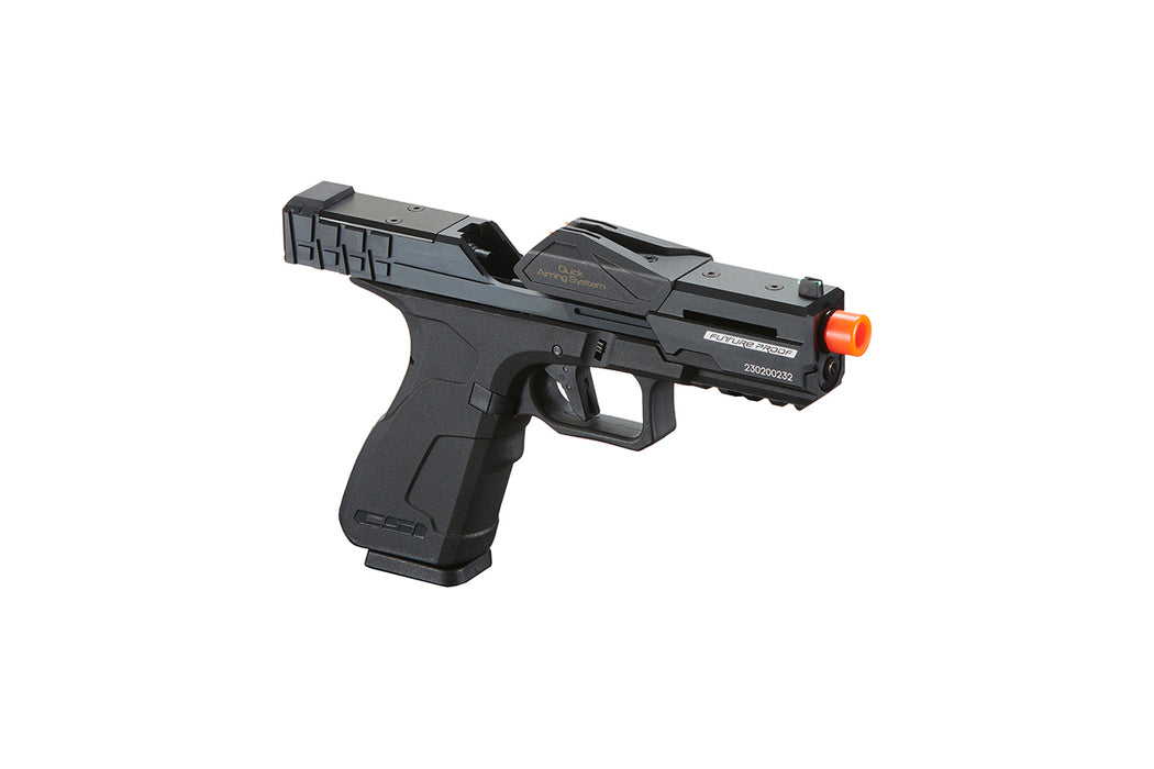 Poseidon CSI XG8 Gas Blow Back Aluminum Pistol - (Metal/Black)