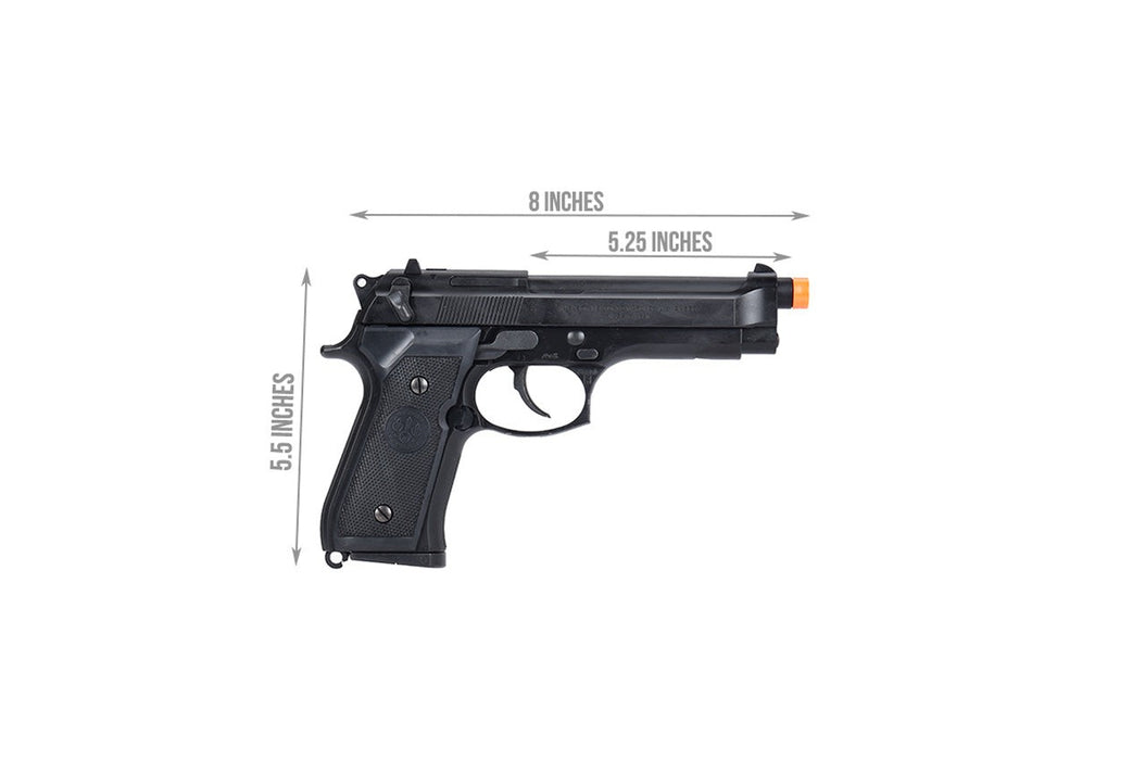 Tokyo Marui M92F Military Airsoft Gas Blowback Pistol (BLACK)