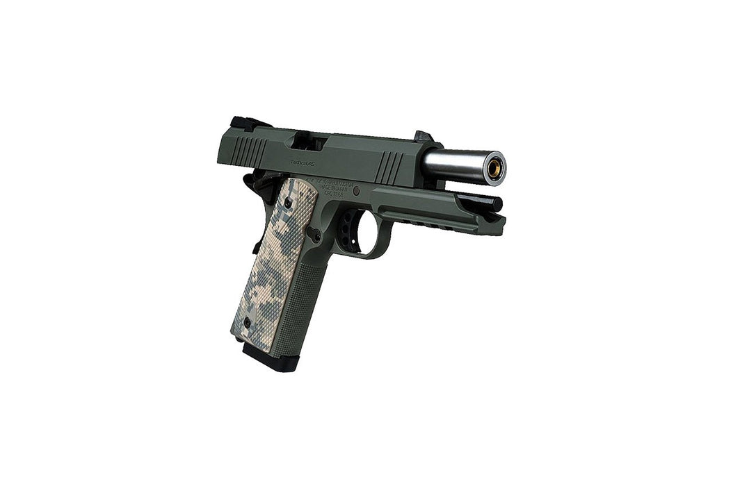 Tokyo Marui 4.3 Foliage Warrior 1911 Gas Blowback Airsoft Pistol (FOLIAGE GREEN)