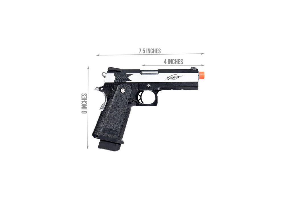 Tokyo Marui Hi-Capa Xtreme .45 Full Automatic Airsoft Gas Blowback Pistol (BLACK)