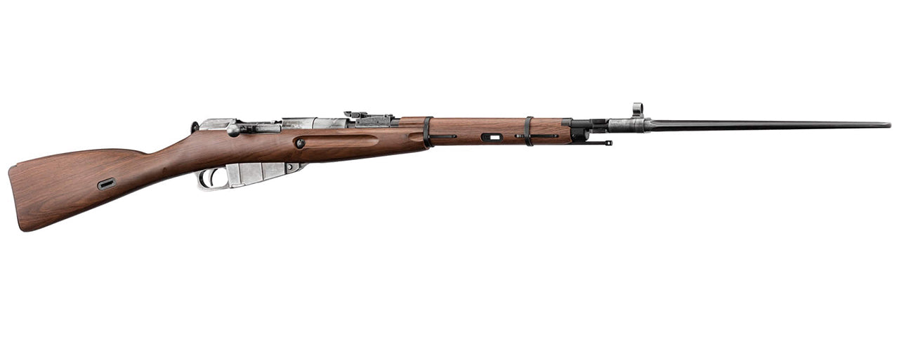 BO Manufacture WWII Mosin-Nagant M44 Airsoft CO2 Bolt Action Rifle (FAUX WOOD)