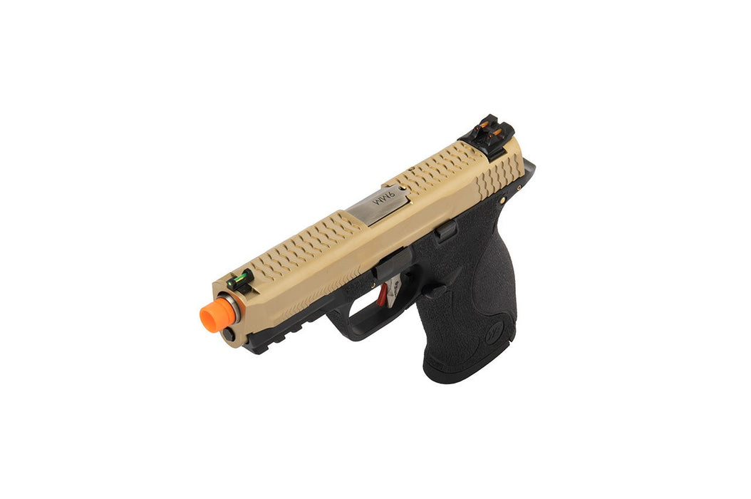 WE Tech Big Bird W.E.T Full Metal Gas Blowback Airsoft Pistol  (TITANIUM GOLD)