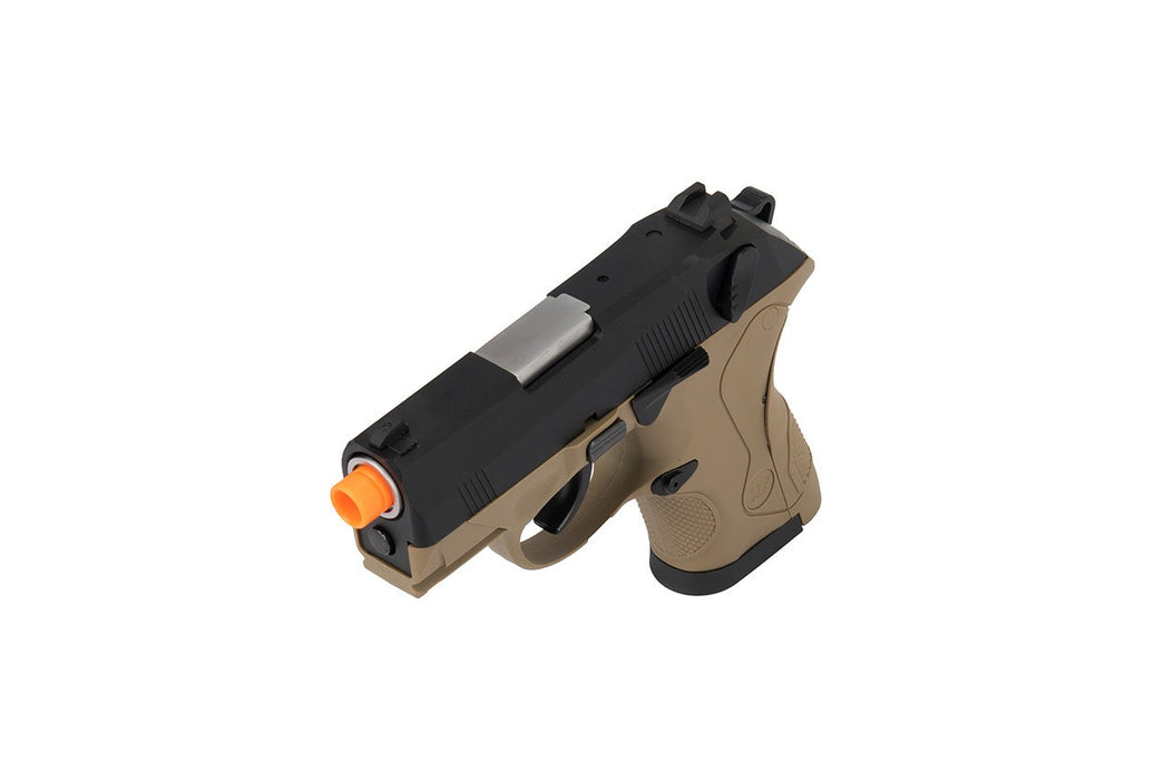 WE Tech Bulldog Compact Full Metal Gas Blowback Airsoft Pistol (TAN)