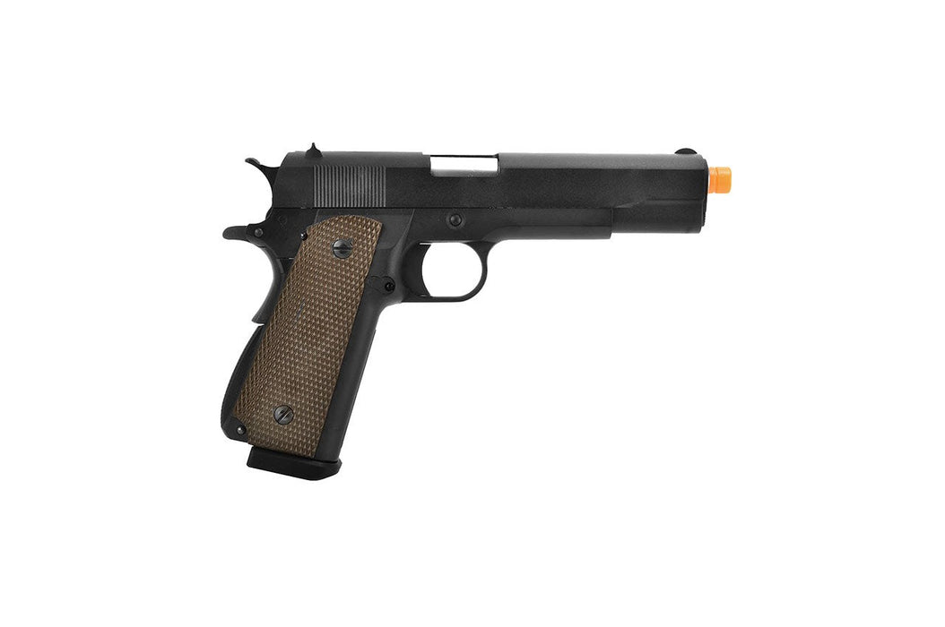 WE Tech 1911 High Capacity Full Metal Airsoft Gas Blowback Pistol (BLACK )