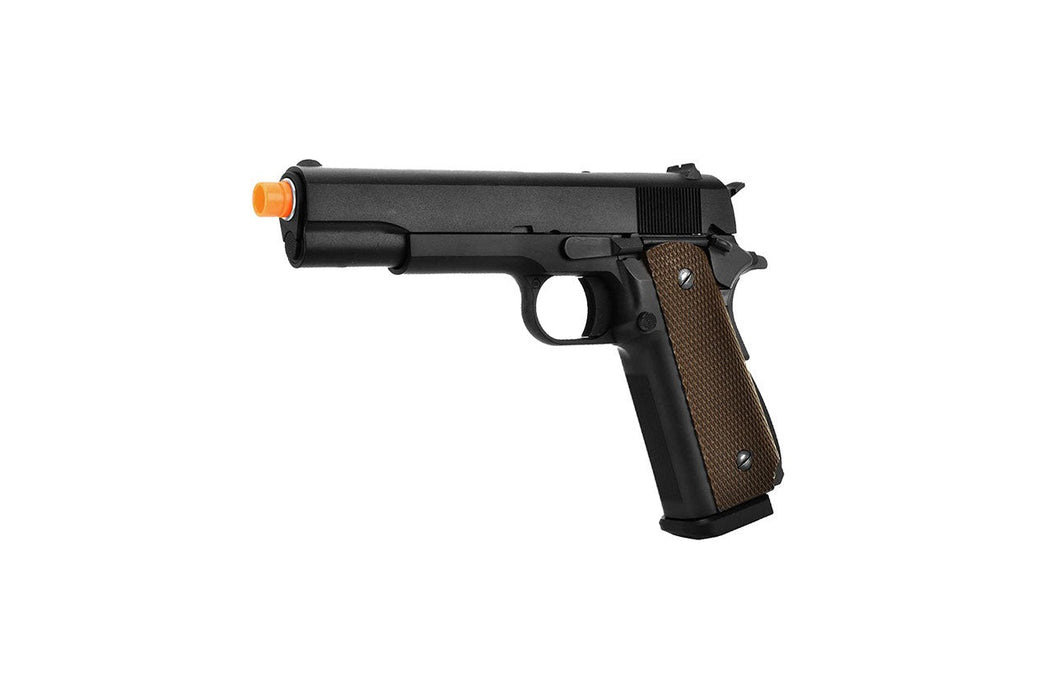 WE Tech 1911 High Capacity Full Metal Airsoft Gas Blowback Pistol (BLACK )