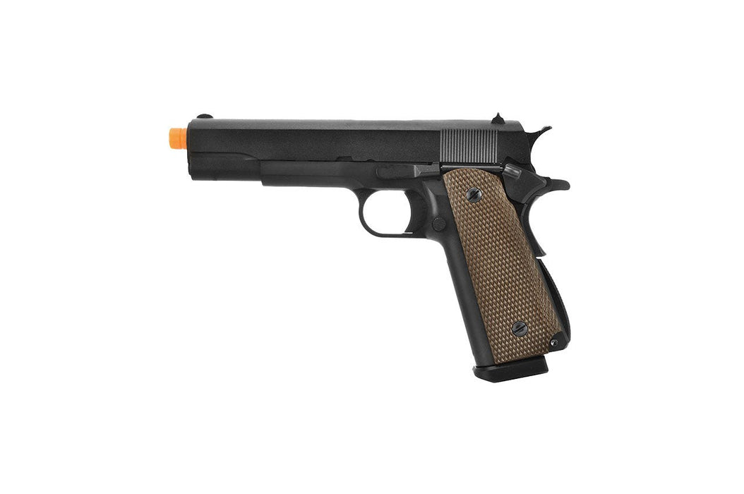 WE Tech 1911 High Capacity Full Metal Airsoft Gas Blowback Pistol (BLACK )