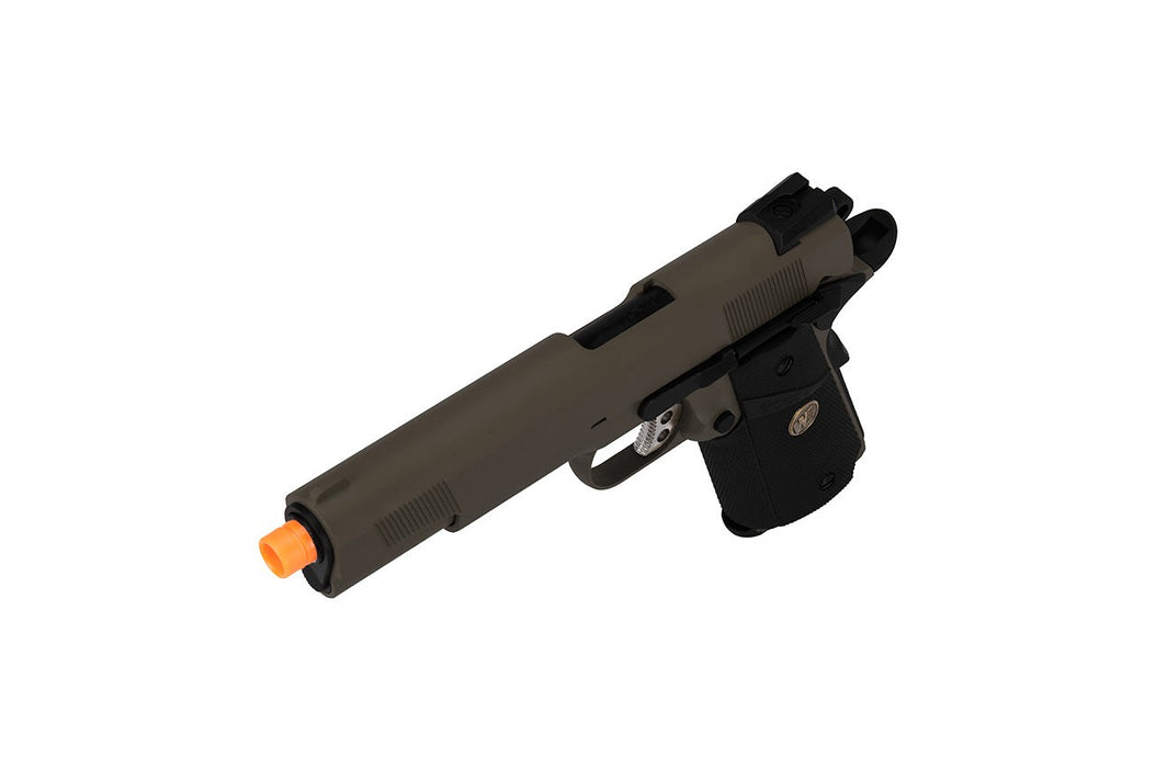 WE Tech 1911 Full Metal MEU Airsoft Gas Blowback Pistol (OD)