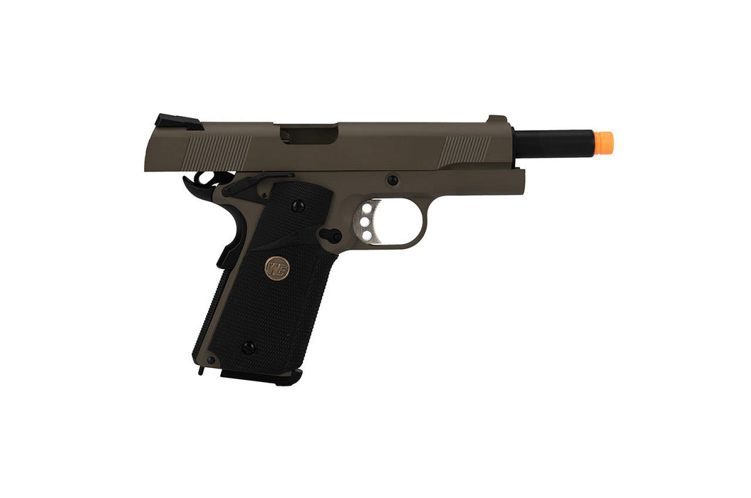 WE Tech 1911 Full Metal MEU Airsoft Gas Blowback Pistol (OD)